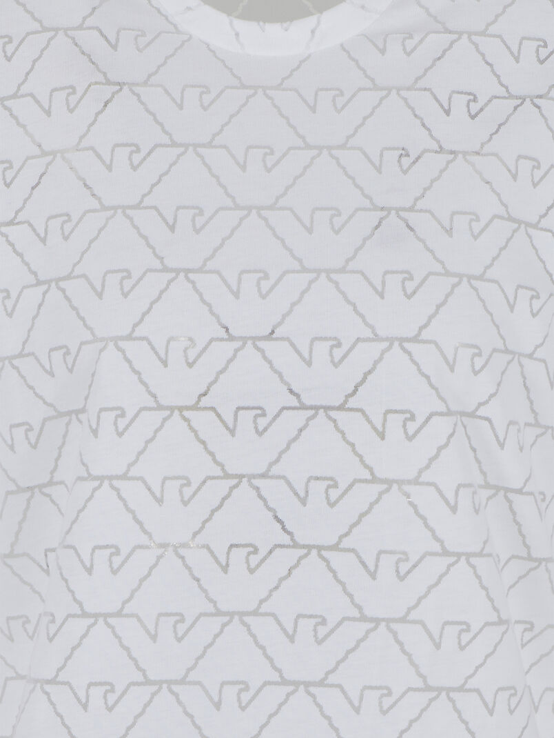 T-shirt with monogram logo print - 3