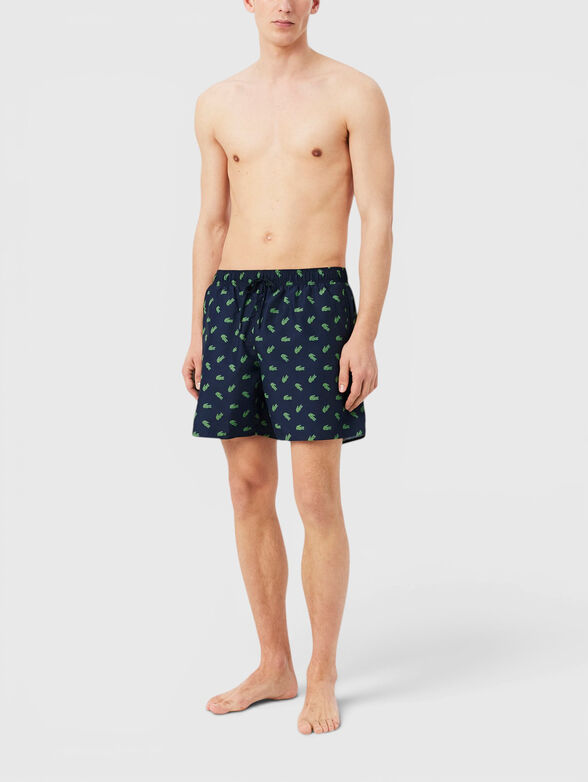 Light blue beach shorts - 3