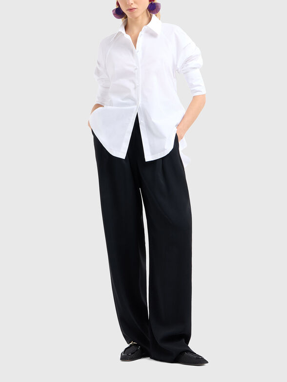 Shirt with accent back - 1