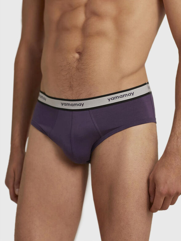 NEW FASHION COLOR briefs in black - 1