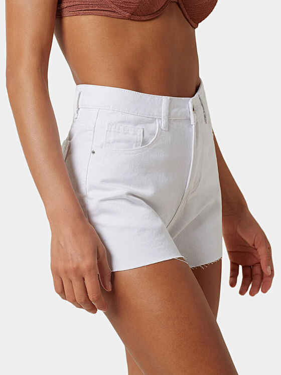 Бели къси панталони SUMMER GLAM - 1