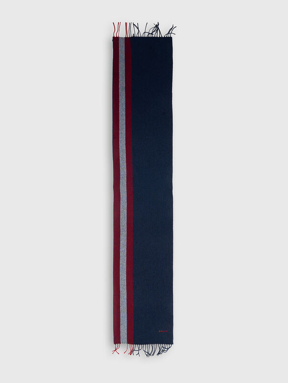 Wool scarf with logo - 2