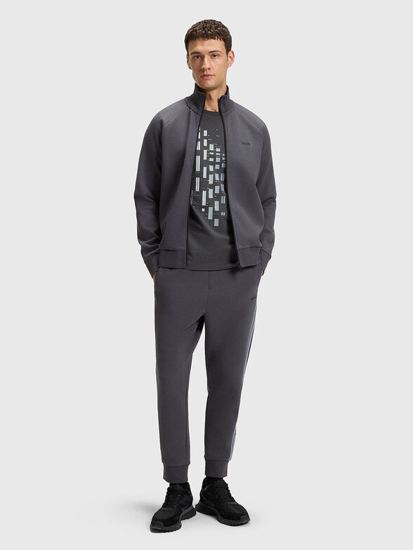 Cotton T-shirt with print - 2