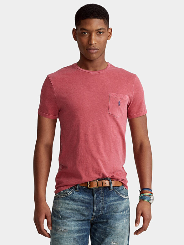 Cotton t-shirt with pocket - 1