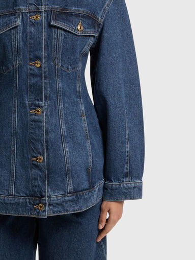 Blue denim jacket - 5