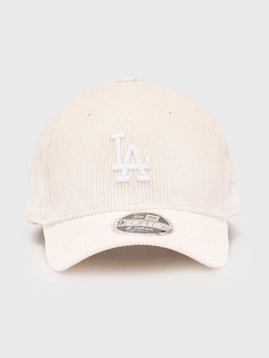LA DODGERS MLB CORD CREAM 9FORTY cap - 3