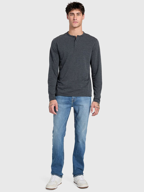 KAI HENLEY wool blend blouse - 2