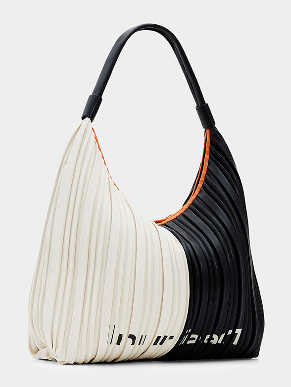 PLEAT SCALA bag with contrast print - 3