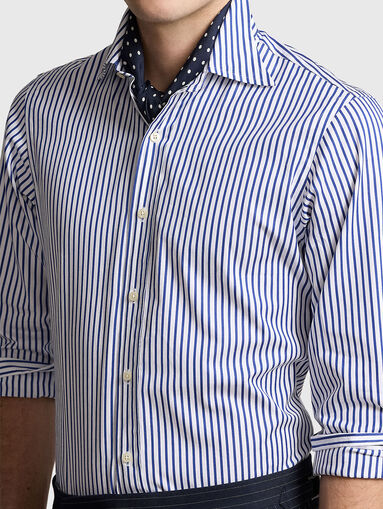 Cotton striped shirt - 4