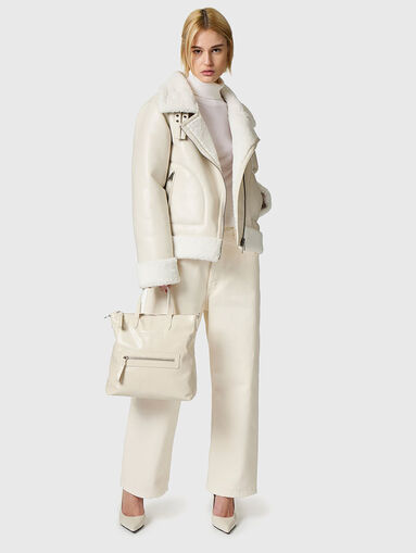 Faux leather jacket  - 5