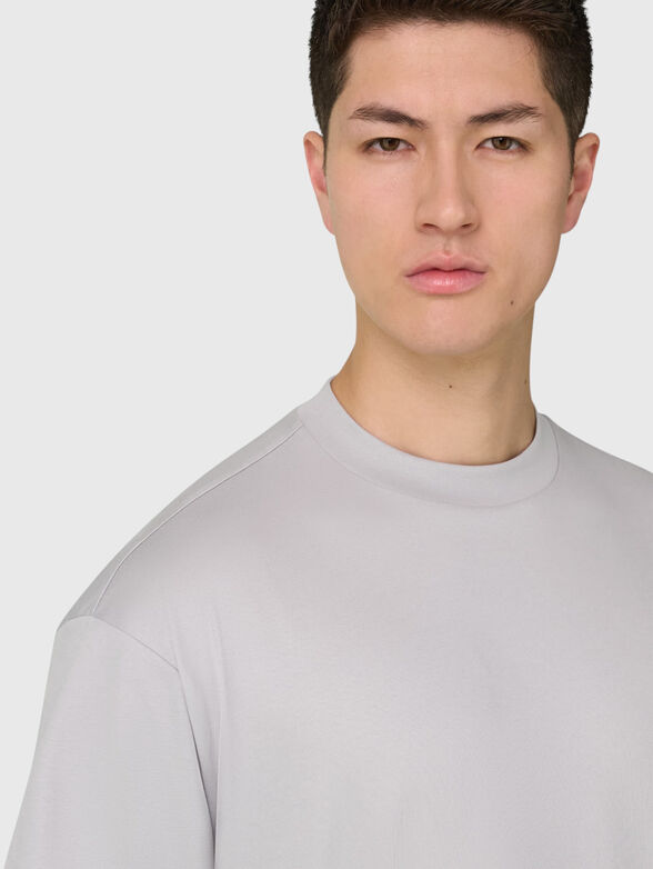 Cotton-blend T-shirt - 4