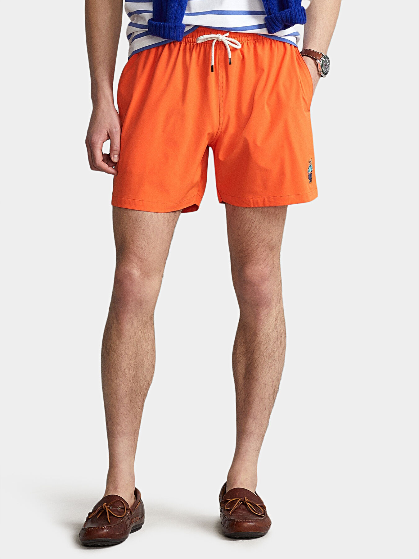 Polo shorts with bear online