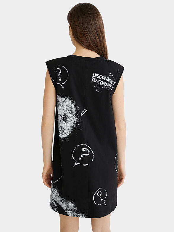 Mini dress with worn off effect - 6