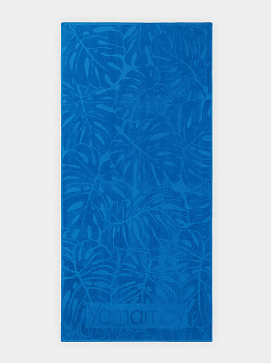 Плажна кърпа SUMMER GLAM в син цвят - 1