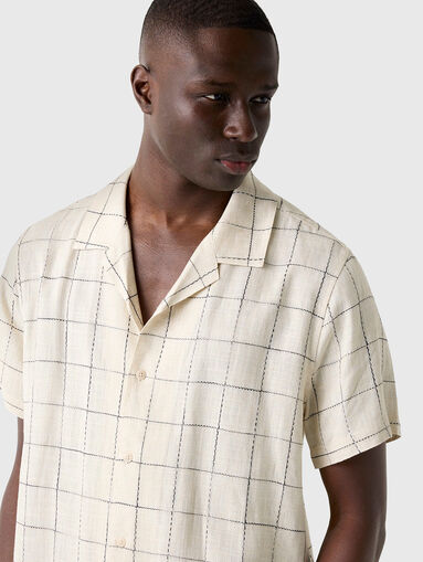 Linen-blend shirt - 3