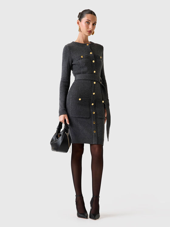 Мини рокля от кашмирен бленд - 1