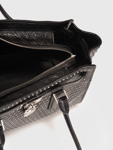 HAMILTON small leather bag with studs - 5