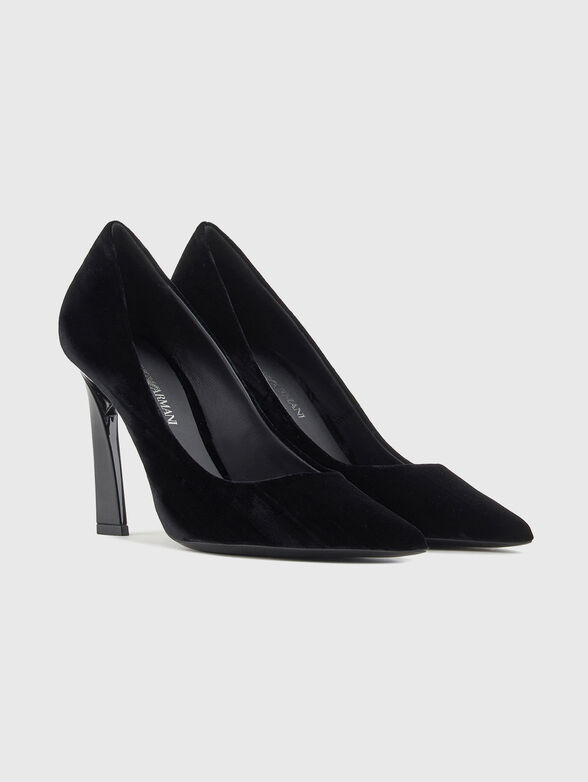 Velvet high-heeled shoes - 2