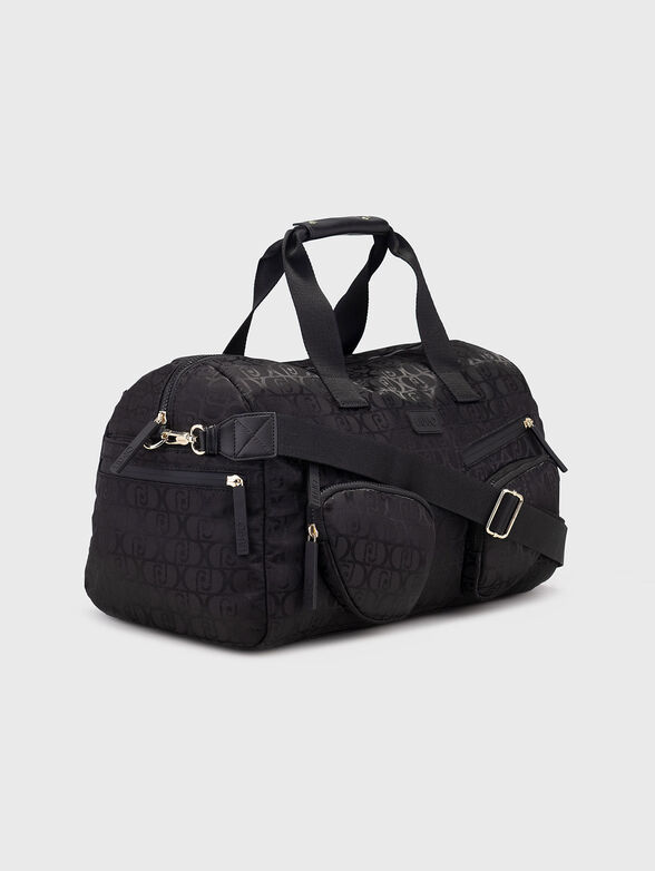 Bag with long handle and monogram logo print - 3