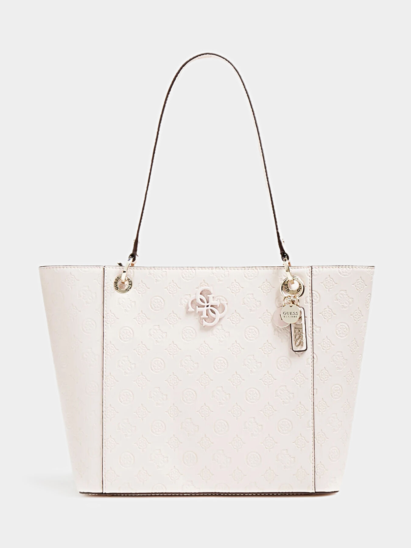NOELLE ELITE Shopper bag in black color brand GUESS Globalbrandsstore en