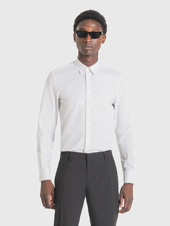 NAPOLI slim shirt with print - 1