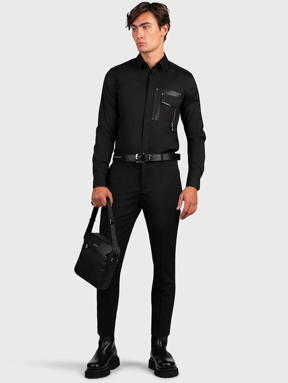 Black pants with zippers - 4