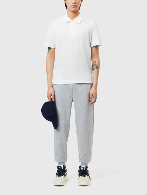 Logo-detail polo shirt in black - 2