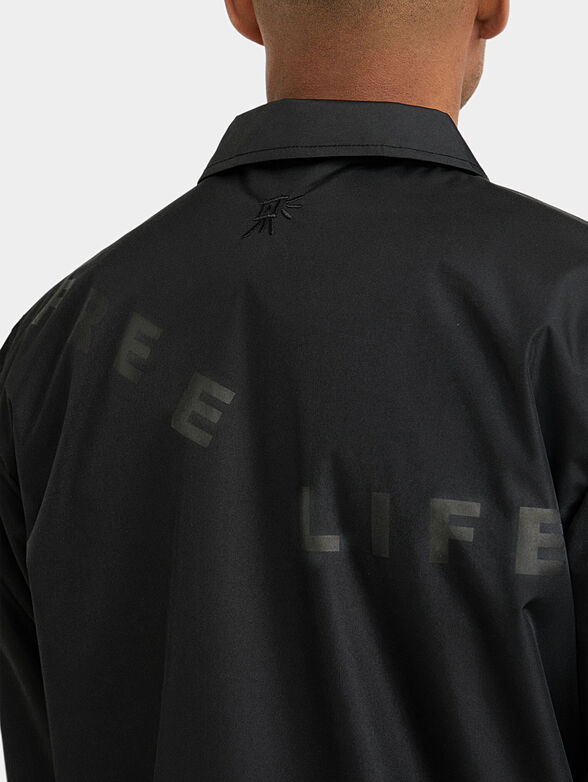 HERNANDEZ black jacket with collar - 5