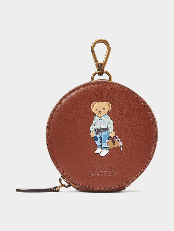 Polo Bear small round leather purse - 1