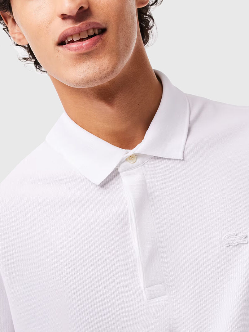 Black polo-shirt with long sleeves - 3