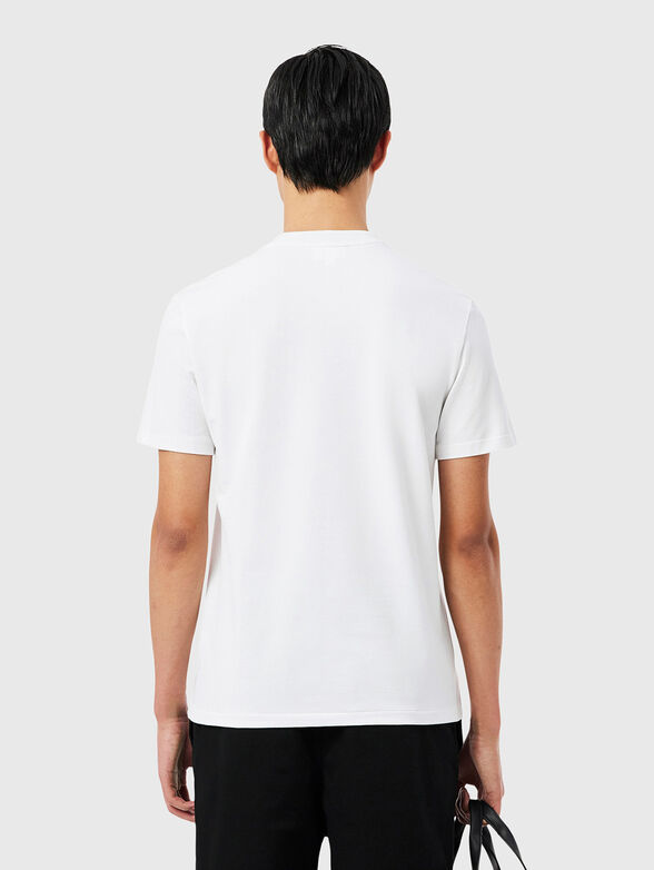 White pique T-shirt - 3