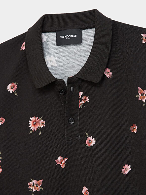Polo-shirt with floral print - 2