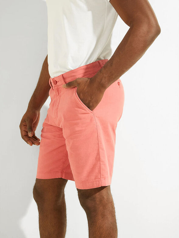 OTIS shorts in coral color - 4