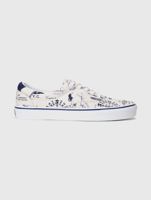 KEATON sports shoes with contrast print - 0