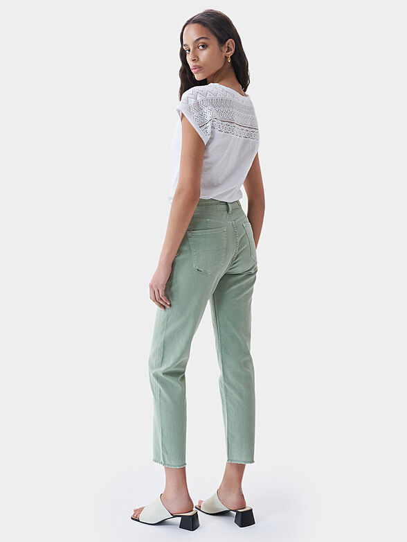 T-shirt with lace accent - 3