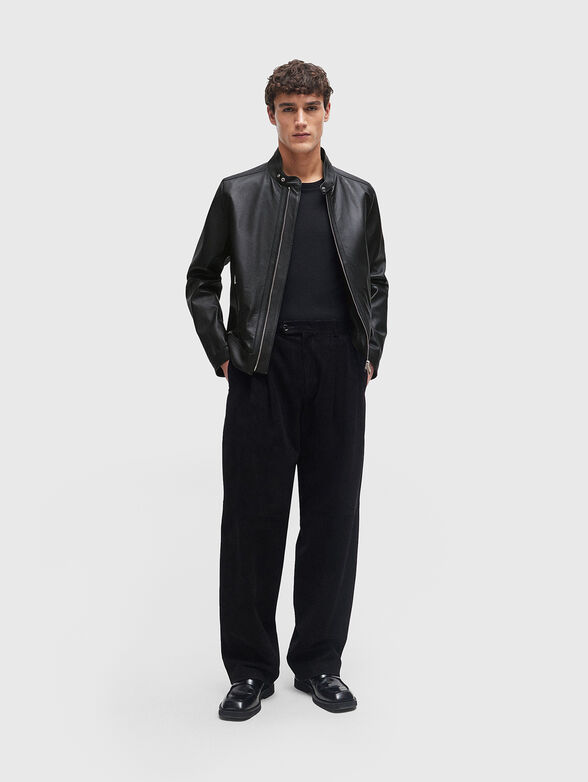 MANSELL leather jacket in black - 2