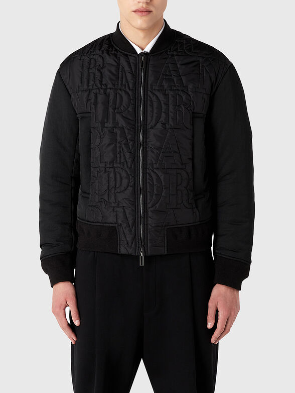 Black bomber jacket - 1