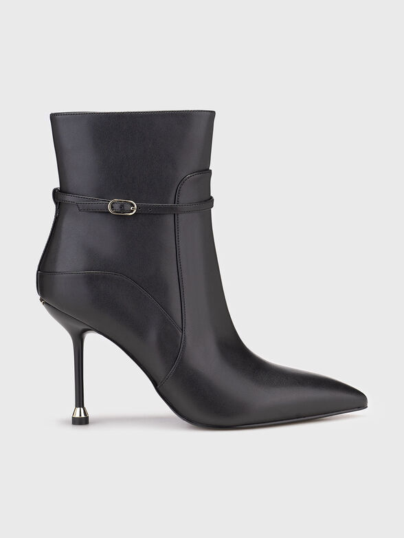 DEMI 06 leather heeled ankle boots with zipper - 1