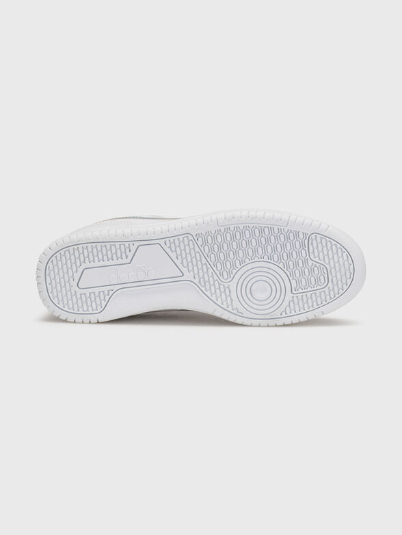 RAPTOR white sneakers with holographic logo detail - 5