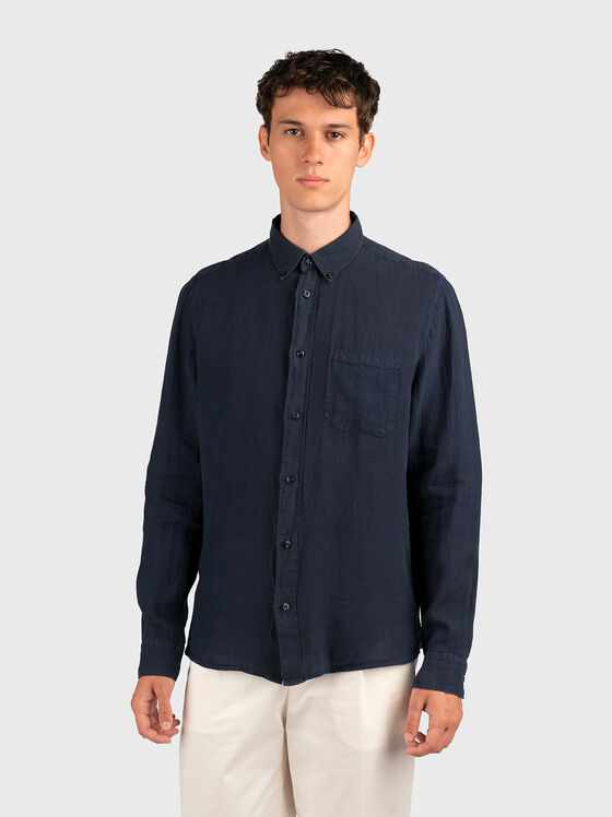 ERMANN long sleeved linen shirt - 1
