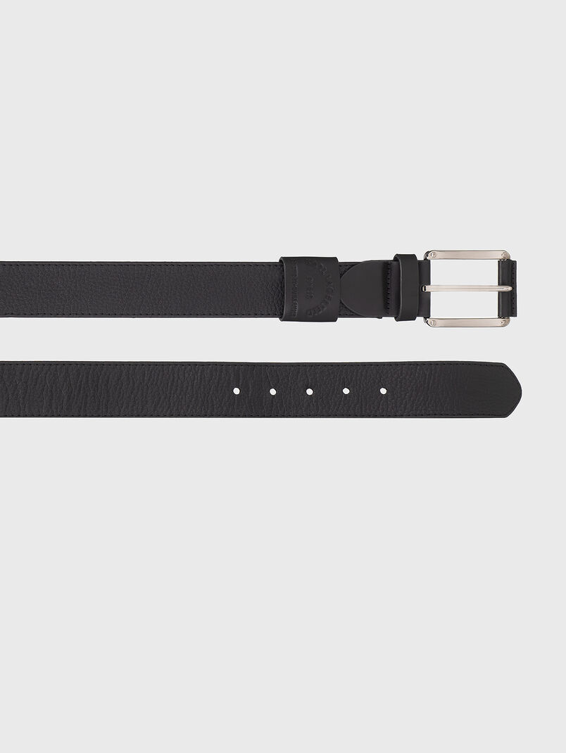 Black leather belt  - 3