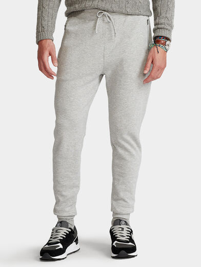 Sports pants in grey color - 1