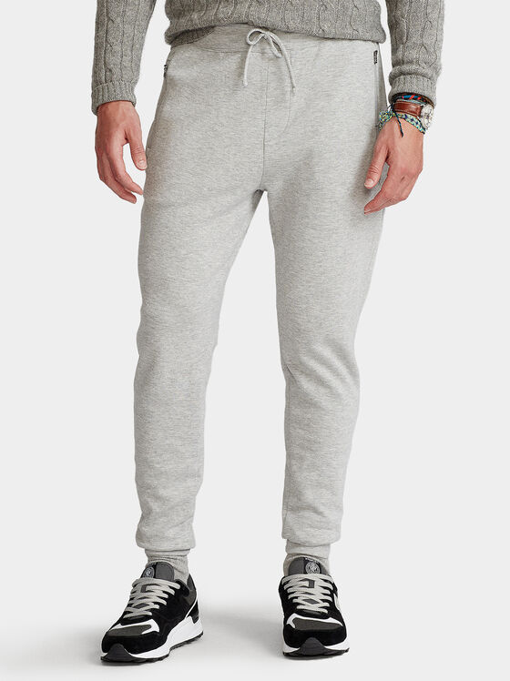 Спортен панталон в сив цвят - 1