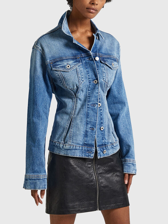 FREYA slim fit denim jacket - 1