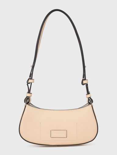 Small leather bag with logo - 3