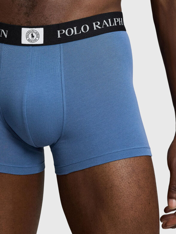 Set of three pairs of boxer shorts with a logo - 6