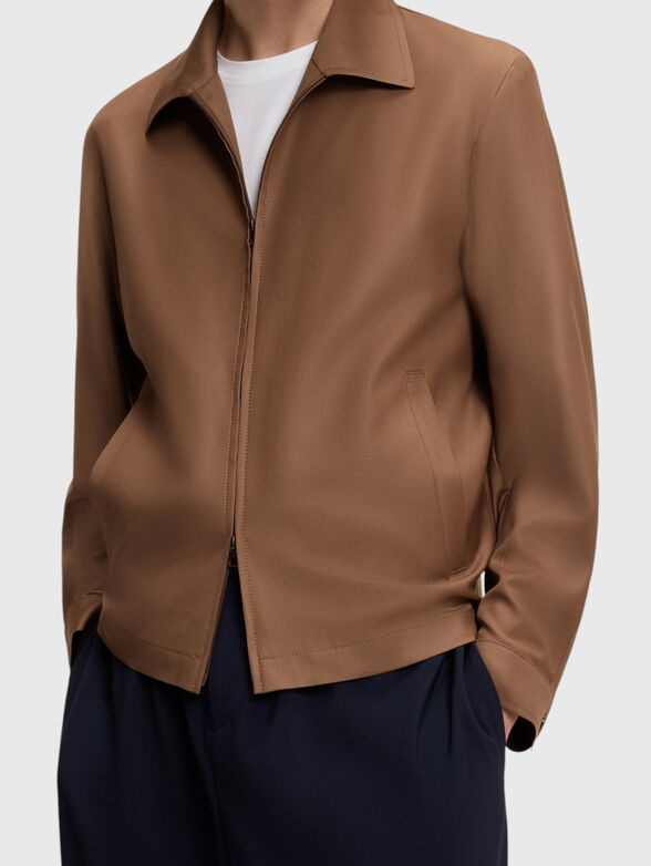 BECKHAM x BOSS wool jacket with a double zip - 1