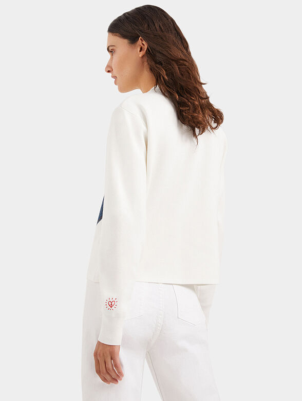 Sweater with maxi Mickey Mouse application - 3