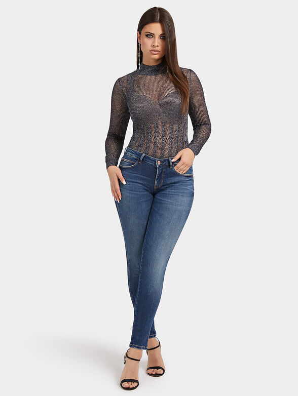 Sweater with shiny threads - 2