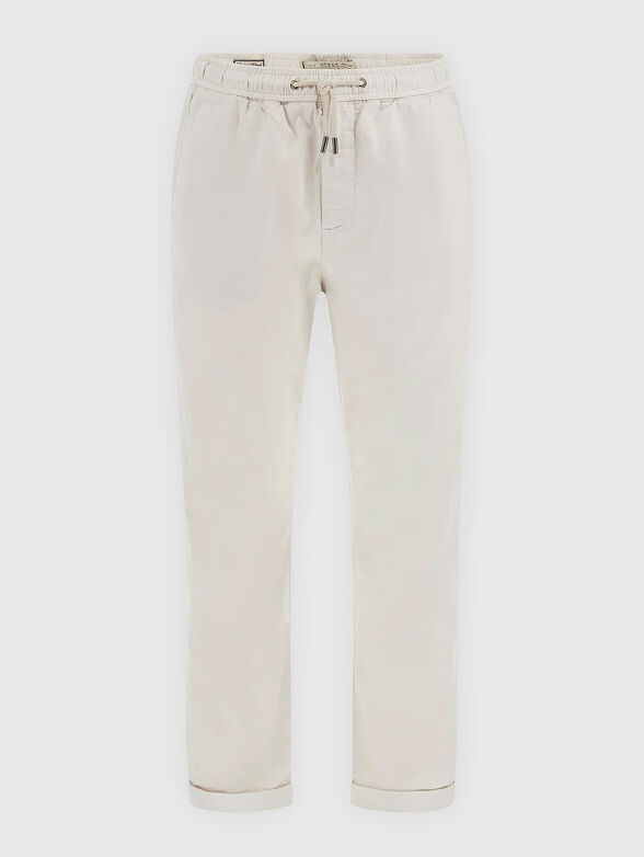 AXEL chino trousers with elastic waist - 1